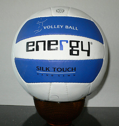 Волейбольные мячи EXCALIBUR Мяч волейбольный Energy (бело-голубой), фото 2