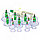 Вакуумные антицеллюлитные банки с насосом 12 штук, фото 5