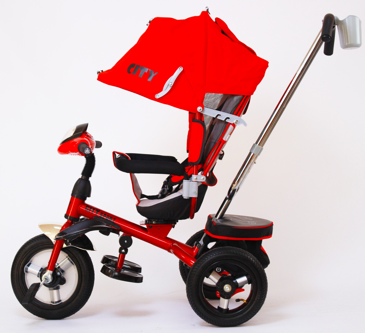 Детский трехколесный велосипед TRIKE City Sport 5588A-2, красный