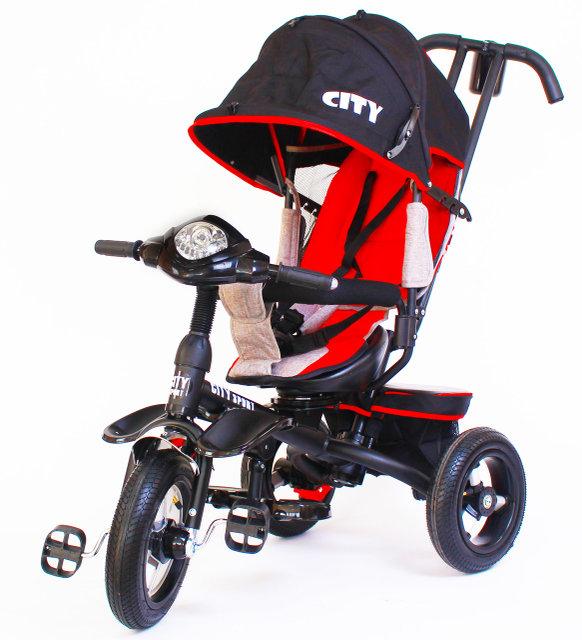 Детский трехколесный велосипед TRIKE City Sport 5588A-2, черный