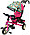 Трехколесный велосипед Trike City Sport 5588A-EVA 10"/8" розовый , фото 2