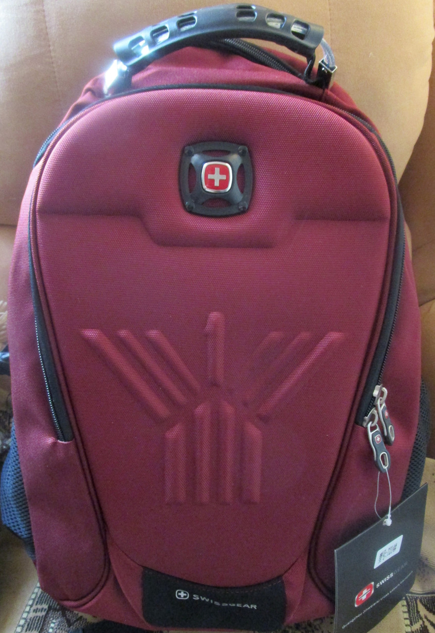 Рюкзак SwissGear с audio выходом для наушников,бордо. - фото 1 - id-p65889794