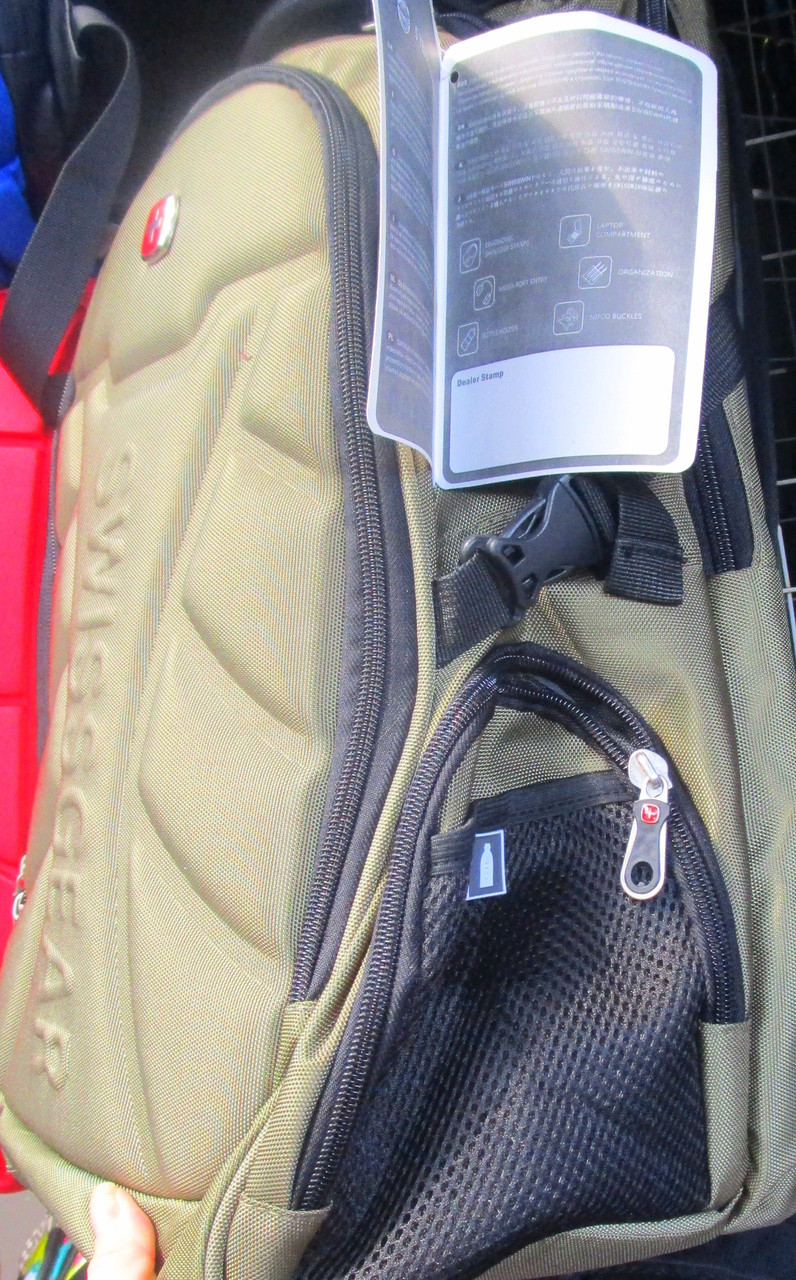 Рюкзак SwissGear с audio выходом для наушников (серый) - фото 2 - id-p65889806
