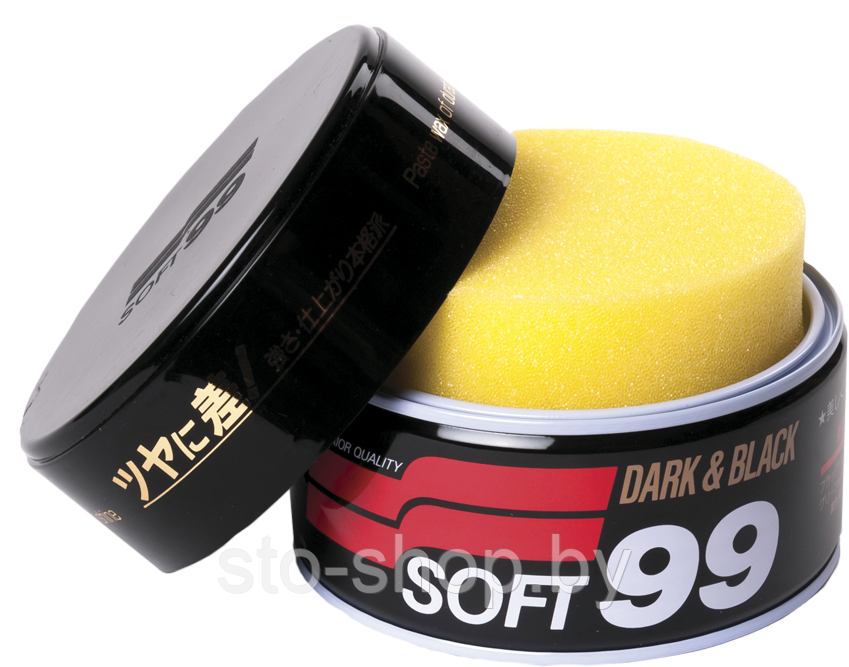 Soft99 Soft Wax  1мес. Темные цвета - Защитный полироль для кузова автомобиля 300гр