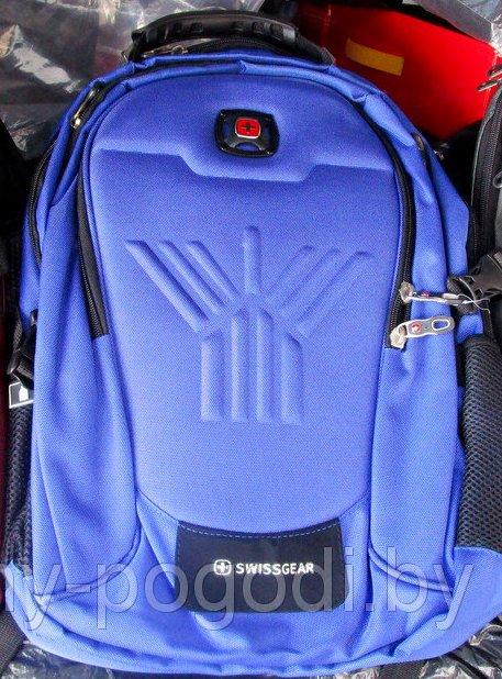 Рюкзак  SwissGear с usb выходом для наушником.синий