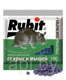 Рубит ЗООКУМАРИН+ гранулы, пакет 100г (ореховый)