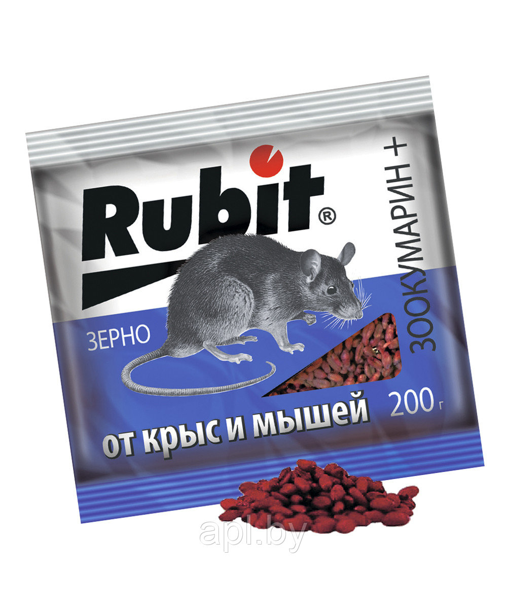Рубит ЗООКУМАРИН+ зерно, пакет 200г - фото 1 - id-p65923522