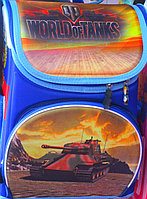 Рюкзак brothers "world of tanks"синий, каркасный,ортопед.спинка.