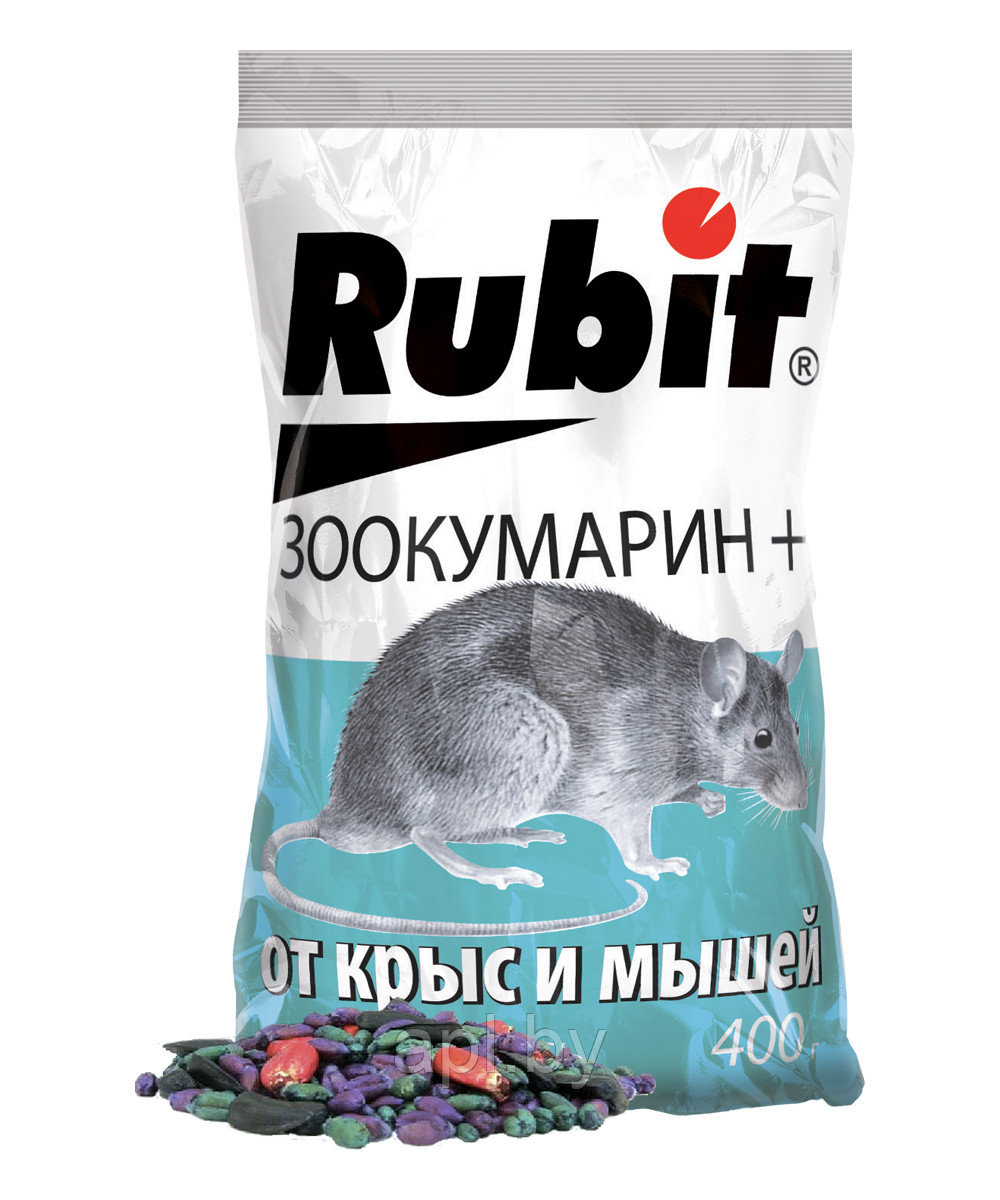 Рубит ЗООКУМАРИН+ зерновая смесь, пакет, 400г - фото 1 - id-p65925104