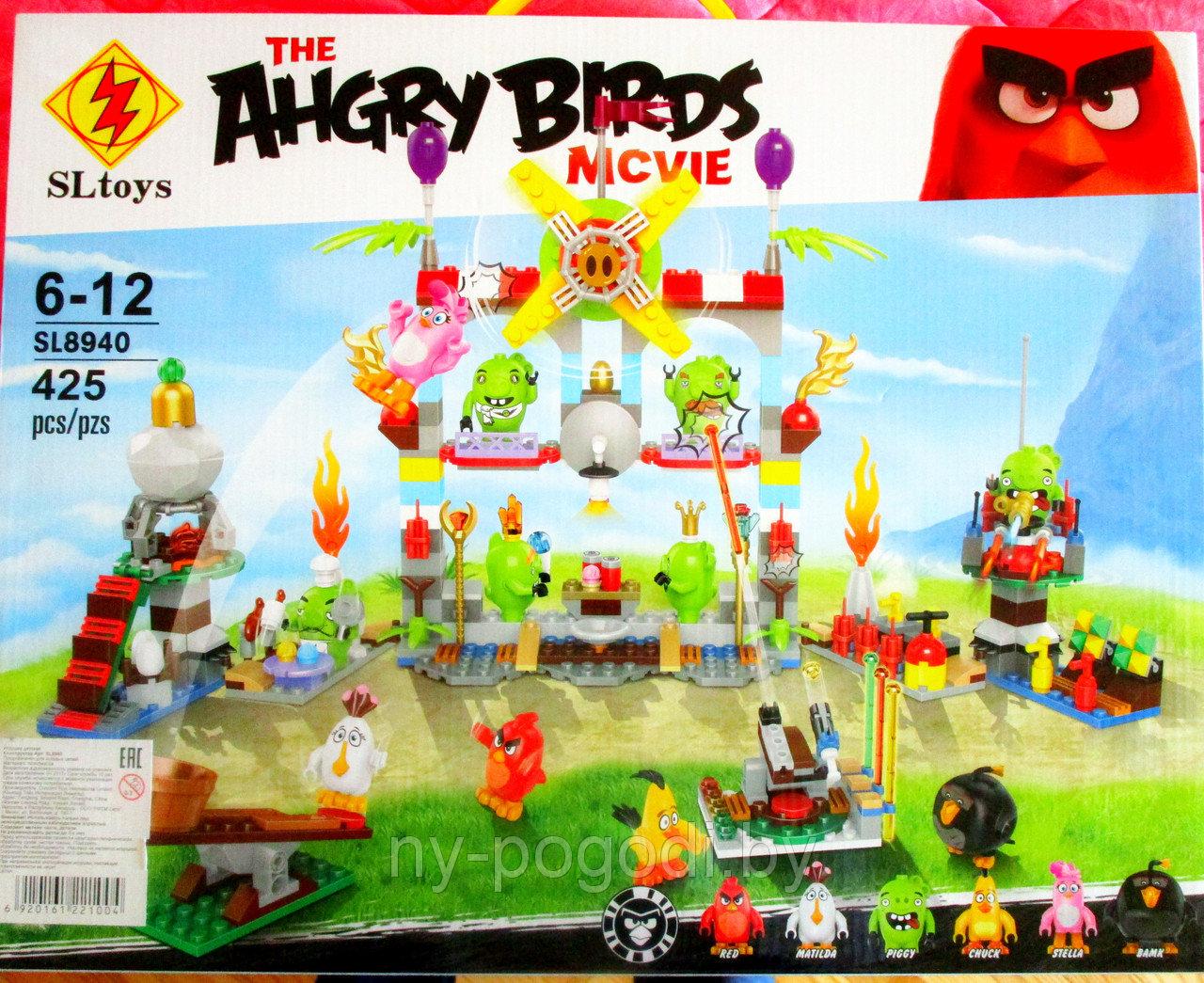 Конструктор аналог лего angry birds SL8940