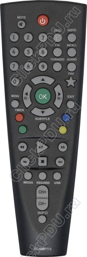 ПДУ для BBK RC-SMP712 ic DVB-T2 (серия HVD289)