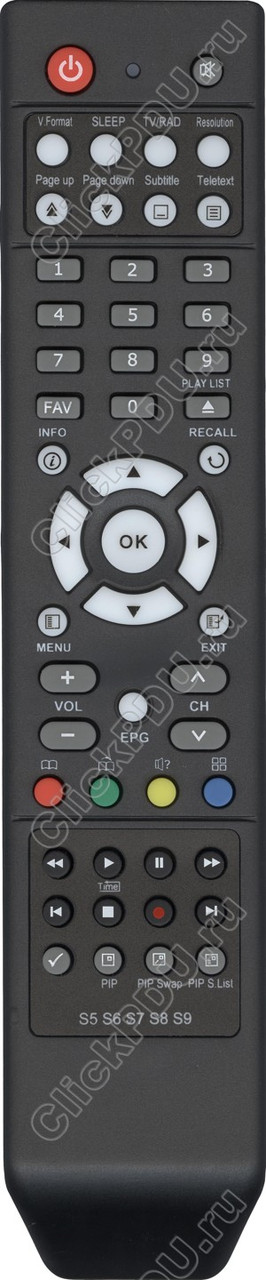 ПДУ для НТВ+ OPENTECH S6 , S7, S8 , S9 ic openbox s5 (серия HOB368)