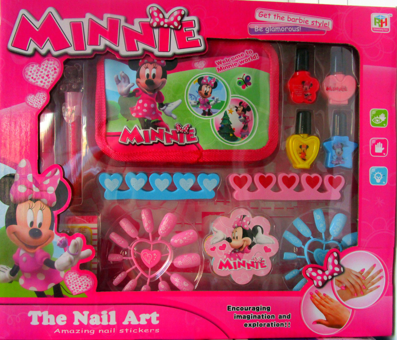 Детская косметика для девочек "мини" с ногтями и косметичкой - фото 1 - id-p65939221