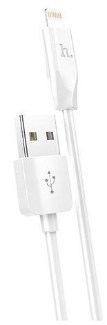 Кабель Hoco X1 (USB-Lightning) для iPhone, iPad, 1 м. белый, фото 2