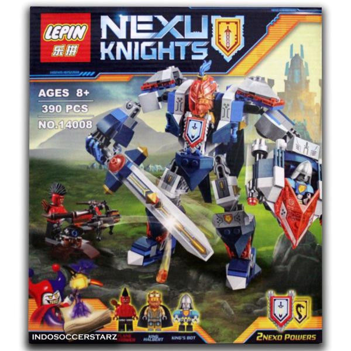 Конструктор Lepin Nexo Knights (аналог Lego) "Королевский Мех", 390 деталей - фото 1 - id-p65944510