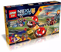 Конструктор Lepin Nexo Knights (аналог Lego)Безумная колесница Укротителя 326 деталей