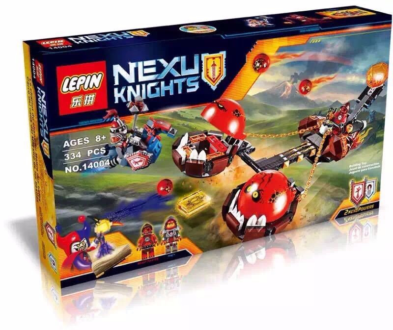 Конструктор Lepin Nexo Knights (аналог Lego)Безумная колесница Укротителя 326 деталей - фото 1 - id-p65944525
