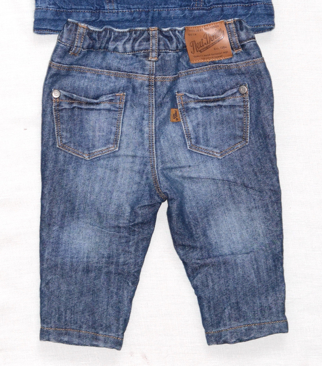 Набор джинсовый на х/б подкладке стильный на 3-6 мес - фото 5 - id-p65944569