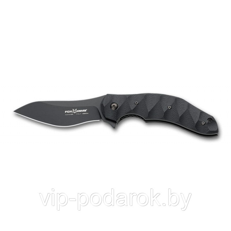 Нож складной Jens Anso Flipper Black G-10