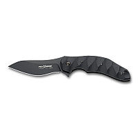 Нож складной Jens Anso Flipper Black G-10