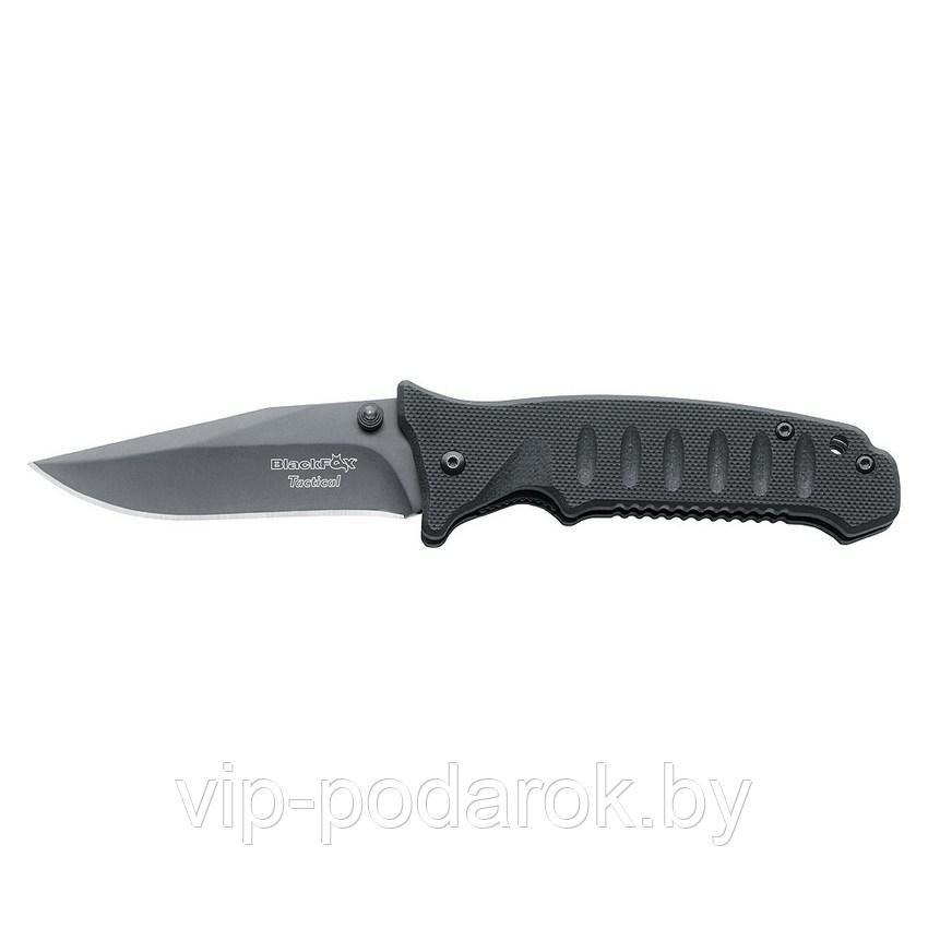 Полуавтоматический складной нож Black Fox Tactical Clip Point Spring Assisted