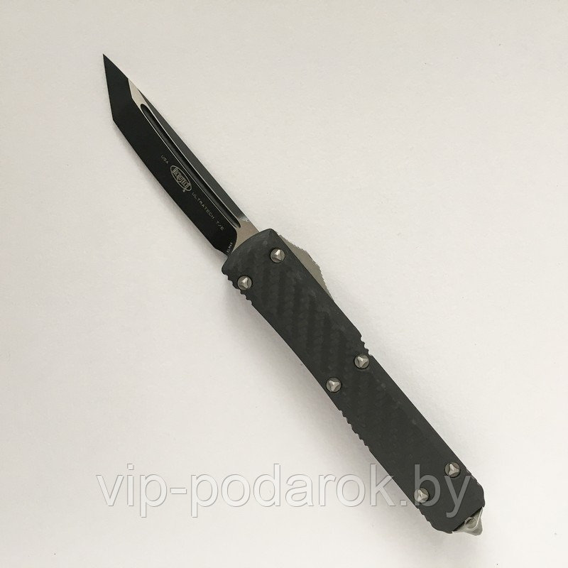 Нож автоматический выкидной Microtech Ultratech T/E Carbon Fiber - фото 1 - id-p65945808