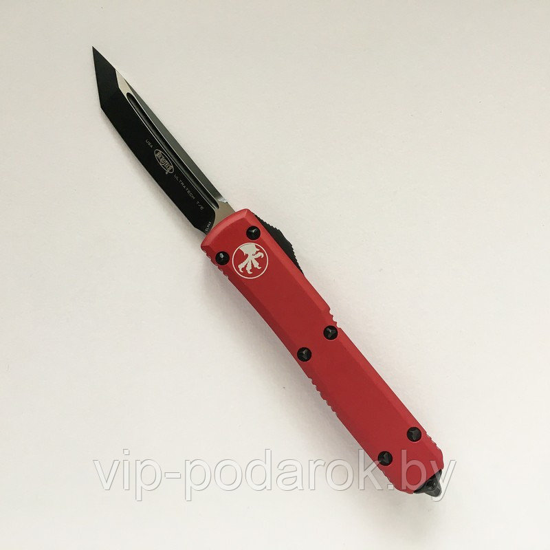 Нож автоматический выкидной Microtech Ultratech T/E Red CC - фото 1 - id-p65945809