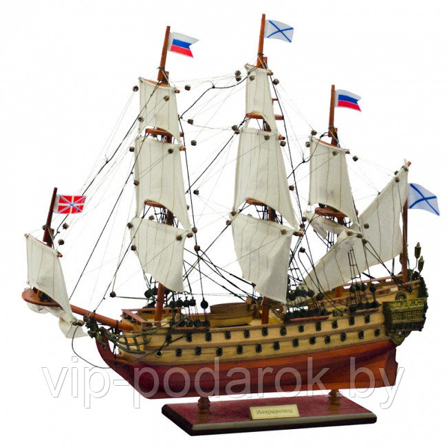 Корабль "Ингерманланд" 1715г. 50 x 48 x 13 см - фото 1 - id-p65945894