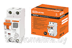 Автоматический выключатель дифференциального тока АВДТ 64 C63 300мА TDM