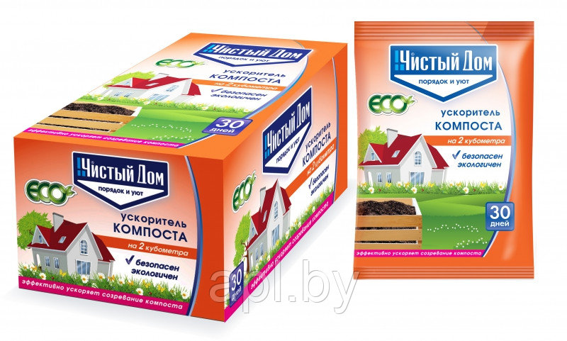 Чистый дом Ускоритель компоста, пакет, 50г.