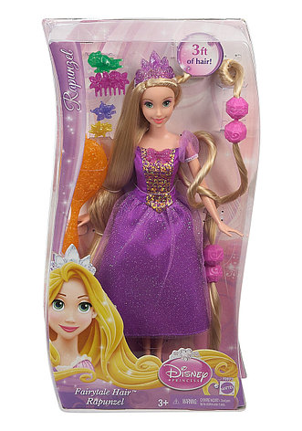 Кукла Рапунцель в наборе с аксессуарами Disney Princess Артикул BDJ52 Mattel, фото 2