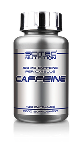 Предтренировочные комплексы и энергетики Scitec Nutrition Caffeine 100 капсул