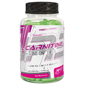 Жиросжигатели TREC NUTRITION L-Carnitine+Green tea 180 капсул