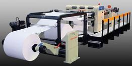 CHM-1400II - листорезательная машина для расфлатовки рулонных материалов на листы