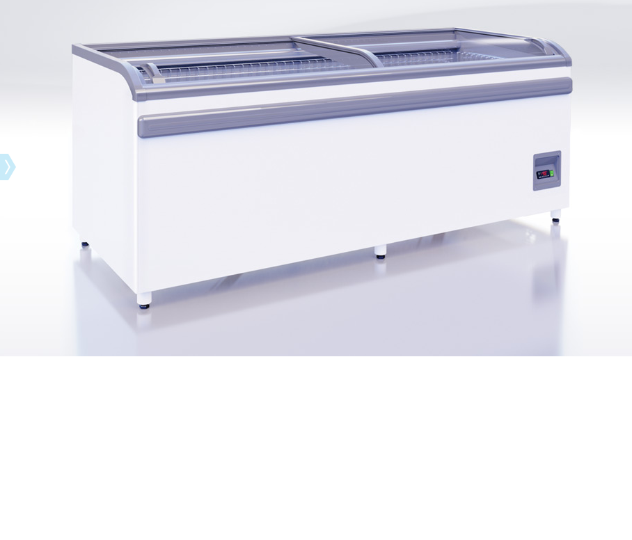 Ларь-бонета ItalFrost 2500 с прямыми раздвижными стеклами