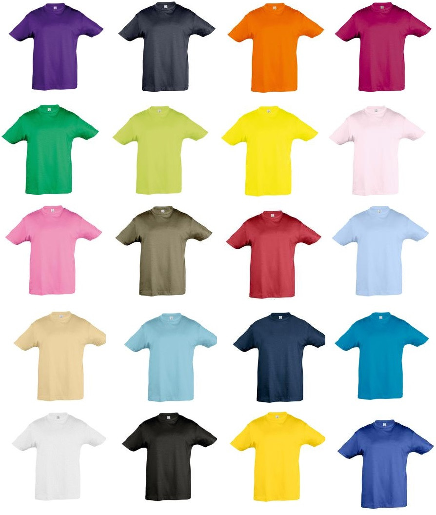 Оптом Фуфайка (футболка) REGENT детская, цветная - фото 1 - id-p65325484