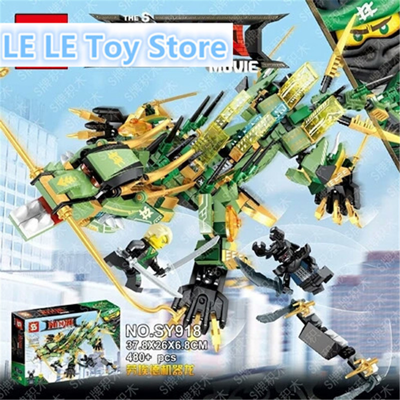 Конструктор SY918 Ninja Movie «Механический дракон» аналог лего lego 70612 - фото 2 - id-p66122058