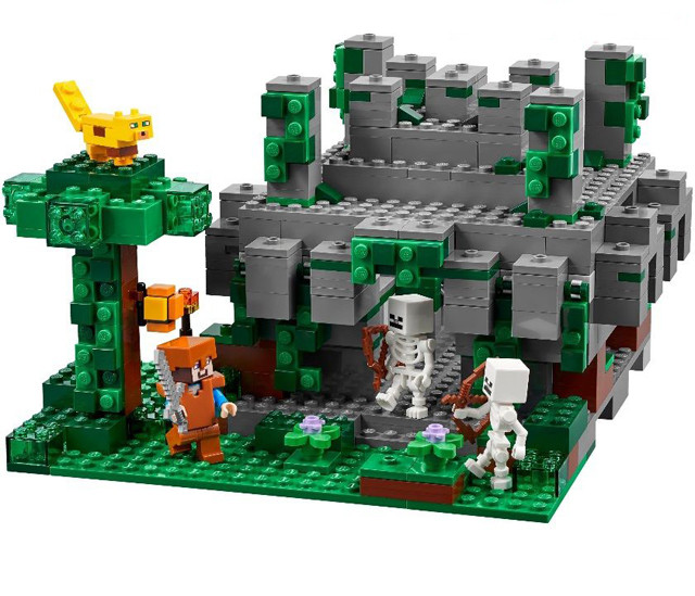 Конструктор LELE My World 33053 Храм в джунглях (Аналог LEGO Minecraft 21132) 608 деталей - фото 2 - id-p66151320
