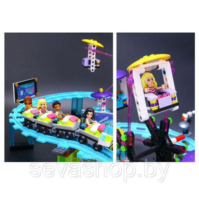 Конструктор Bela Friends 10563 "Парк развлечений: Американские горки" (аналог LEGO Friends) 1136 деталей - фото 5 - id-p66151389