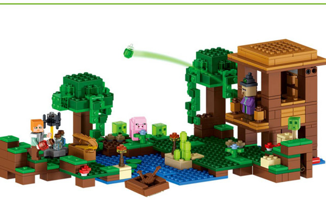 Конструктор LELE My World 33051 Хижина ведьмы (Аналог LEGO Minecraft 21133) 508 деталей - фото 2 - id-p66151412