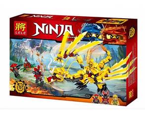 Конструктор Золотой Ниндзяго NINJA Ninjago  Золотой дракон 31021, 330 дет., аналог лего Ниндзя го 70503