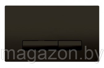 Панель слива механическая Glam OliPure (Fresh) черная soft-touch 139181