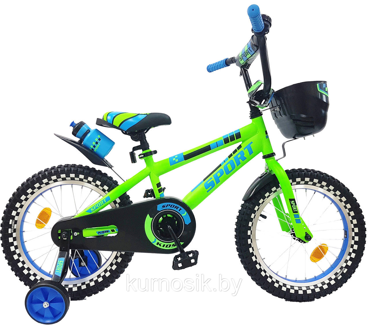 Детский велосипед Tornado Sport new 16" (от 4 до 6 лет) синий - фото 3 - id-p66221262