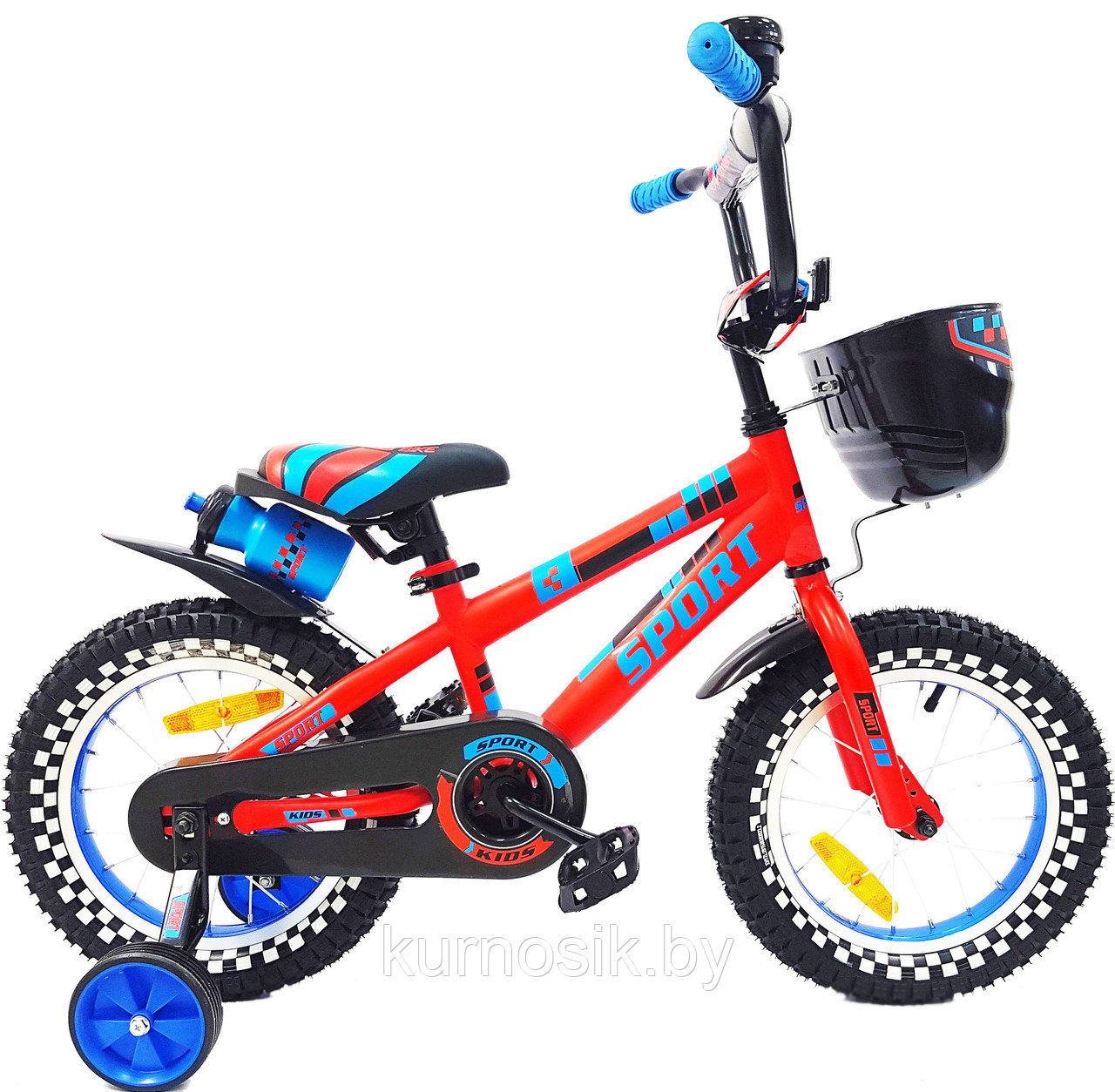 Детский велосипед Tornado Sport new 16" (от 4 до 6 лет) синий - фото 4 - id-p66221262