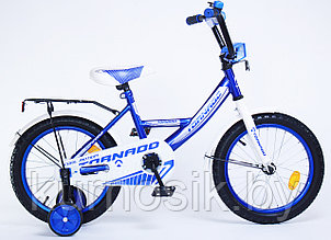 Детский велосипед Tornado Sport Non Stop 16" (от 4 до 6 лет)  Синий