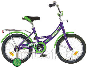 Детский велосипед Novatrack Urban 18" фиолетовый 