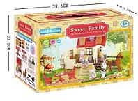 Игровой домик 1505 Экипаж с лошадкой Happy Family аналог Sylvanian Families Сильваниан, 24 акессуара