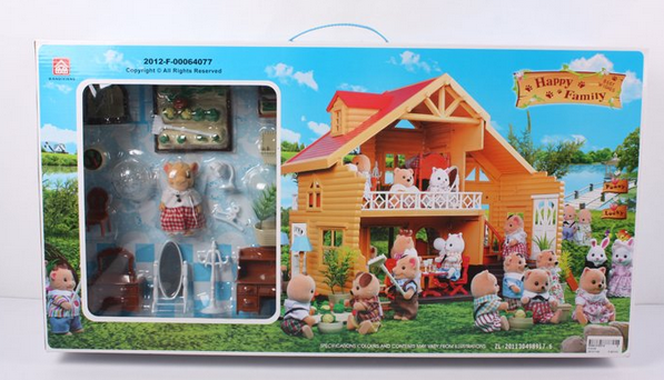 ЗАГОРОДНЫЙ ДОМИК ДЛЯ ЗВЕРЮШЕК Happy Family АРТ.012-03 аналог Sylvanian Families ИГРОВОЙ НАБОР С АКСЕССУАРАМИ - фото 1 - id-p66262773