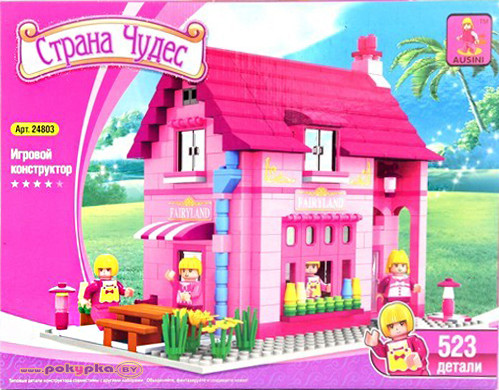 Конструктор Двухэтажный дом из серии Страна чудес 24803 Ausini 523 детали аналог Лего (LEGO) - фото 1 - id-p66268294