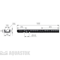 Лоток NORMA PLASTIK DN100 Н70